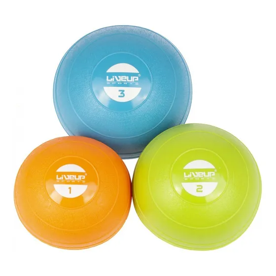 Kit Soft Ball Liveup 1kg, 2kg E 3kg Heavy Ball