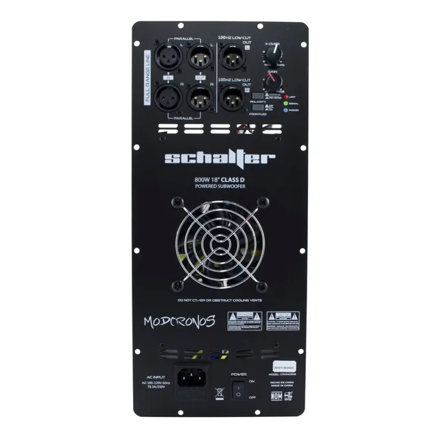 Modulo Amplificado Para Subwoofer 18  Profesional 800w Rms