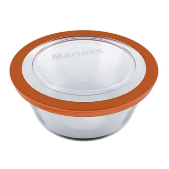 Recipiente vermelho para alimentos Marinex Ease 2.4L