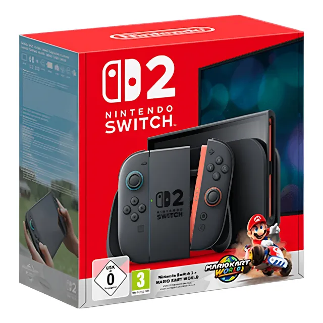 Consola Nintendo Switch 2 Mario Kart 256gb Negra