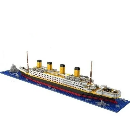 Blocos De Montar 607 Pçs Navio Titanic 32 Centimetros 