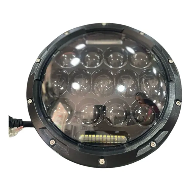 Faro Led Redondo 7 Pulgadas Slim Drl Y Direccional. H4 H13