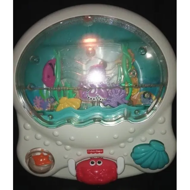 Fisher Price , Pecera Para La Cuna Del Bebé , Cómo Nueva !!