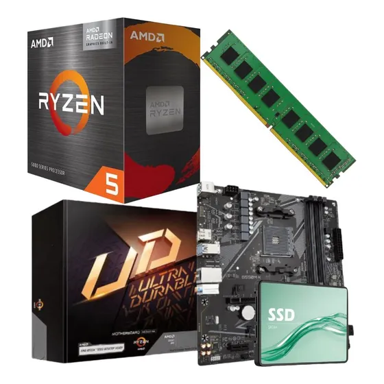 Combo Ecovision Amd Ryzen 5 5600gt + 32 Gb + 500 Gb