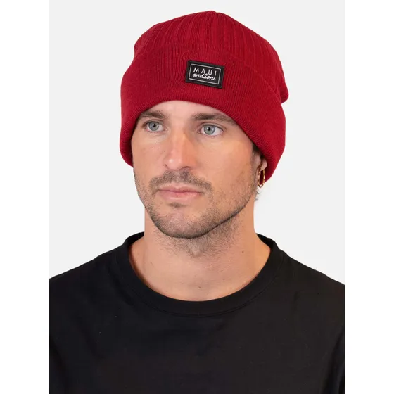 Gorro Cosmos Rojo Hombre Maui And Sons