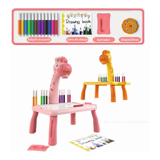 Jirafa Proyector De Dibujo Mesa De Arte Para Niños  Puzzle 