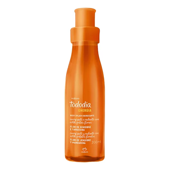 Body Splash Natura Flor De Jengibre Y Mandarina