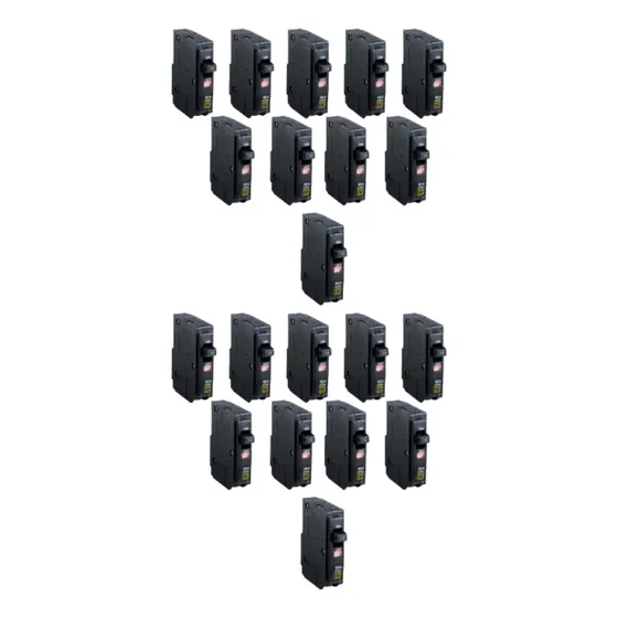 20 Interruptores Termomagnéticos Quered 1x15 Amp Qo115