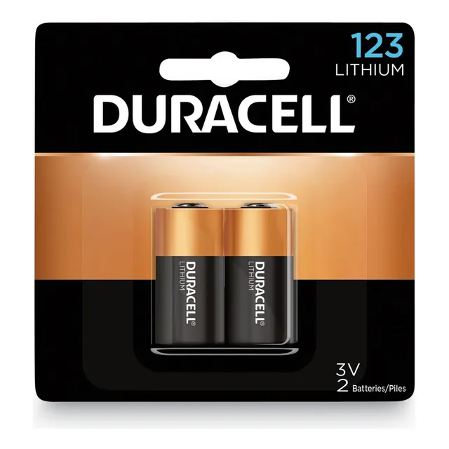Baterias Duracell Ultra Alta Potencia Litio 123 3v- 2 Unid