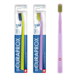 3 Cepillos Cs 1560 Soft Curaprox Maxima Limpieza Mediano 3 Cepillos Cs 1560 Soft Curaprox Maxima Limpieza Mediano