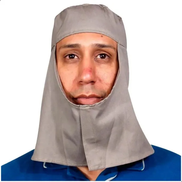 Touca Arabe Soldador Brim Cinza Ca 50454 5 Unidades Especial