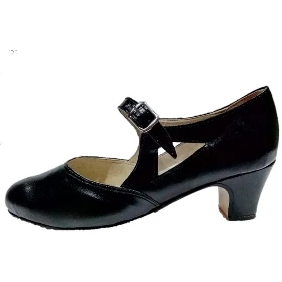 Zapatos De Danza - Jazz, Español Y Folclore.cuero Ecológico