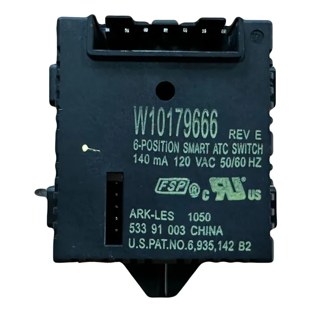 Selector Temperatura Lavadora Whirlpool W10179666 Original )
