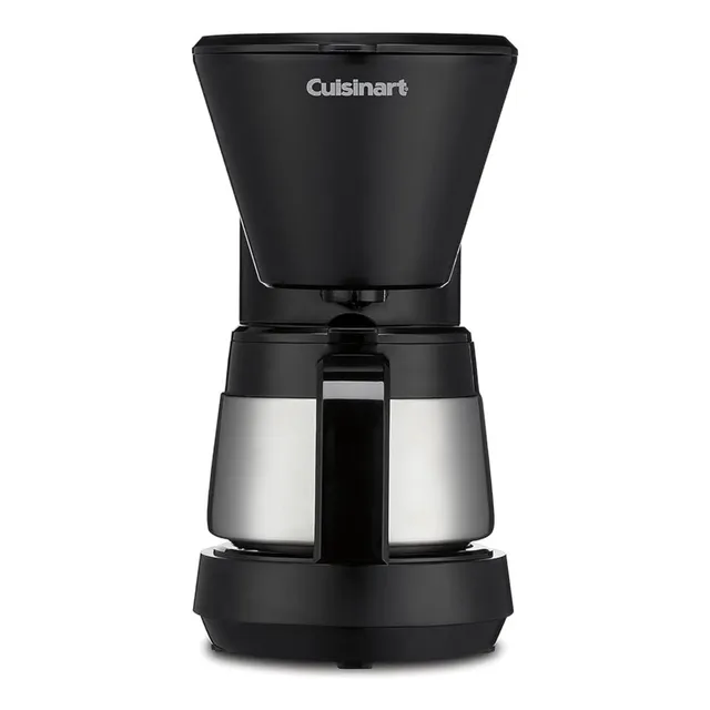 Cuisinart Cafetera Dcc- De 5 Tazas Con Jarra De Acero Inoxi. Color Negro
