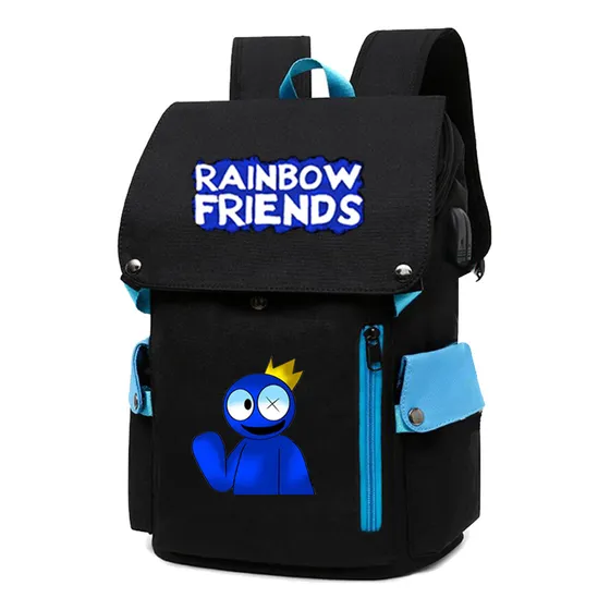 Mochila estampada Rainbow Friend da Aliexpress Rainbow Friend Color Blue5