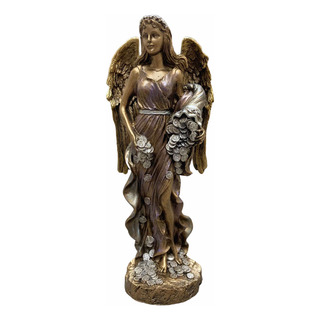 Escultura Diosa De La Abundancia 29 Cm Con Cuerno Dharma Escultura Diosa De La Abundancia 29 Cm Con Cuerno Dharma
