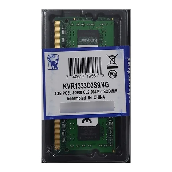 Kingston Memoria Ram Ddr3l 1333 Pc3l-10600 Mhz 4gb Laptop