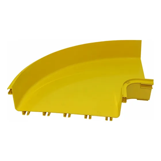 360x100mm Angulo 90º Plano Amarilla Pc+abs Lszh Macho