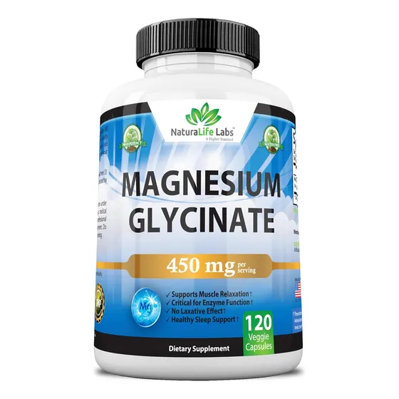 Suplemento Magnesio 450mg 120 Capsulas Naturalife