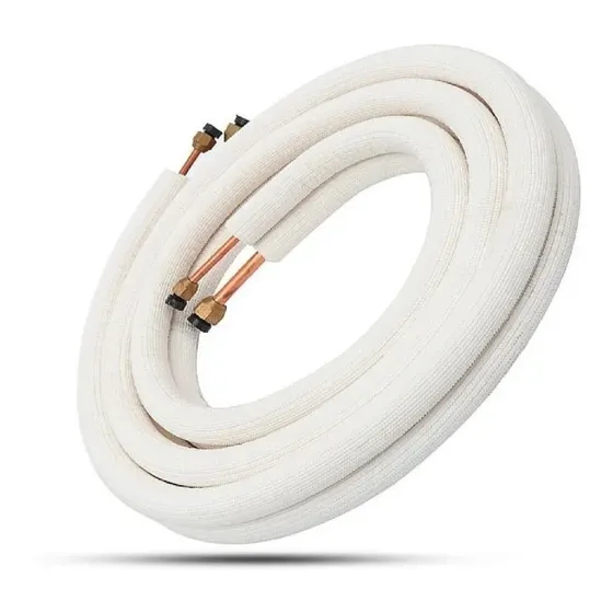 Kit 3mt Caño Cobre Aire Acondicionado C/aislacion 1/4+1/2  