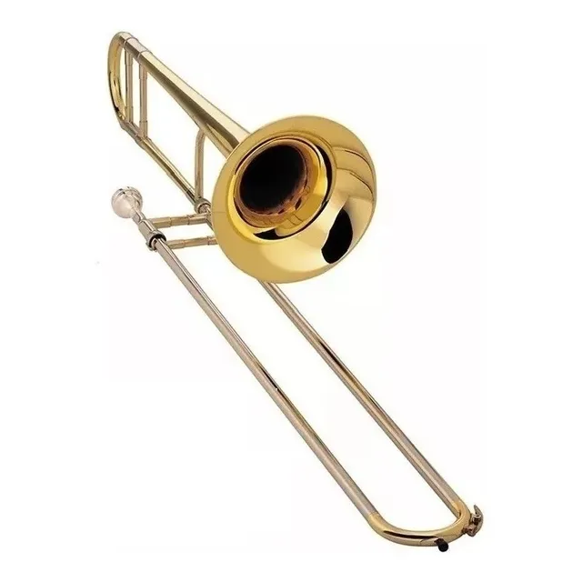  Trombón De Vara Jinbao Jbsl-700l Tudel Fino Dorado 