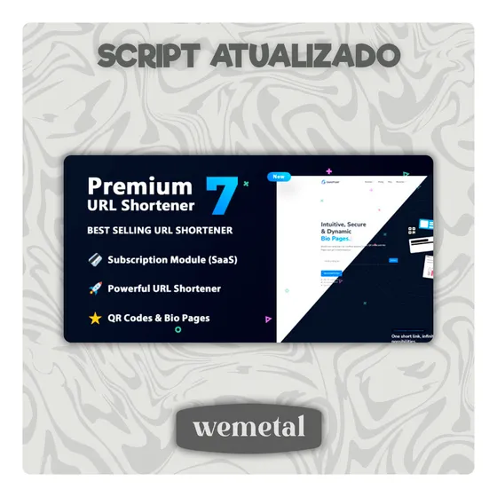 Premium Url Shortener - Encurtador De Links, Páginas Bio...