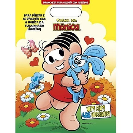 Livro Turma Da Mônica Prancheta Para Colorir Com Adesivos Capa Mole 2021 Livro Turma Da Mônica Prancheta Para Colorir Com Adesivos Capa Mole 2021