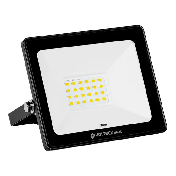 Reflector Ultra Delgado LED 20 W Luz Cálida Volteck REF-401LC