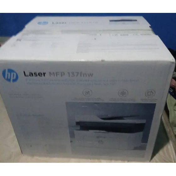 Impresora Monocromática Hp. Nueva De Paquete Modelo 137fnw