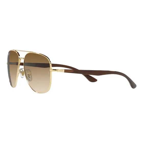 Lentes De Sol Ray - Ban Unisex Degradado Marrón Forma Cuadrada | Cuotas sin interés