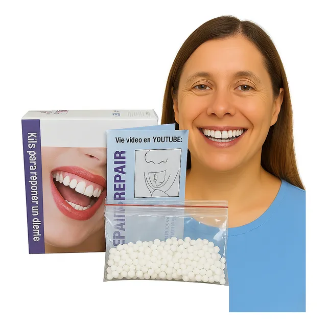 Kits Para Peponer Dientes Diente Provisorio Resina