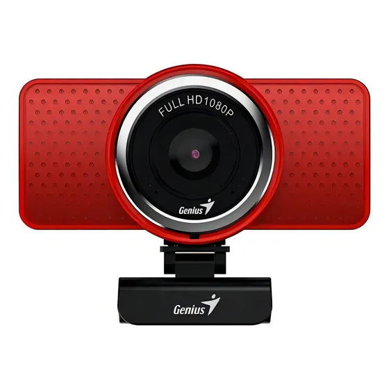 Cámara Genius Ecam 8000 Fhd 1080p Usb Red Color Rojo