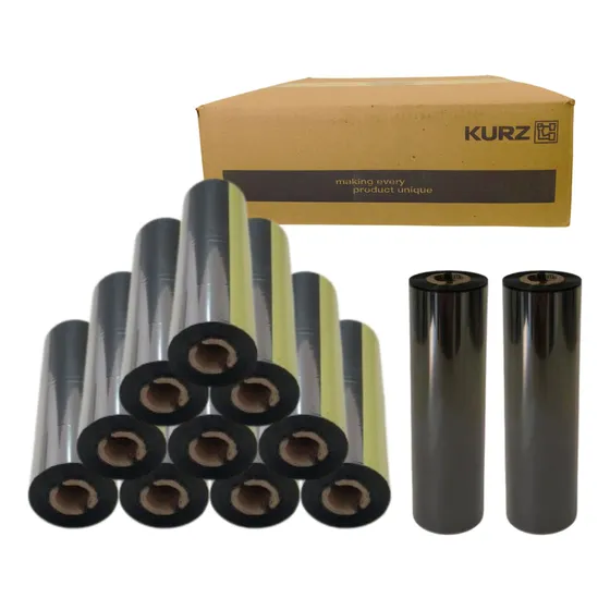 Kit 12 Rolos Ribbon Cera Premium 110x74mm Argox Zebra Elgin