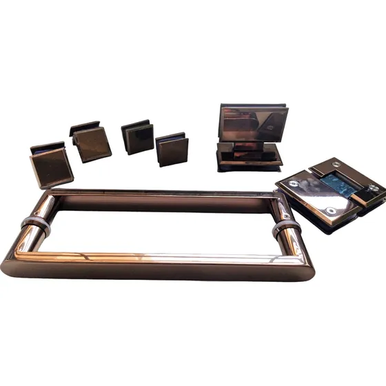 Bisagras Kit Para Pta Batiente De Baño 180° A/i Golden Roses