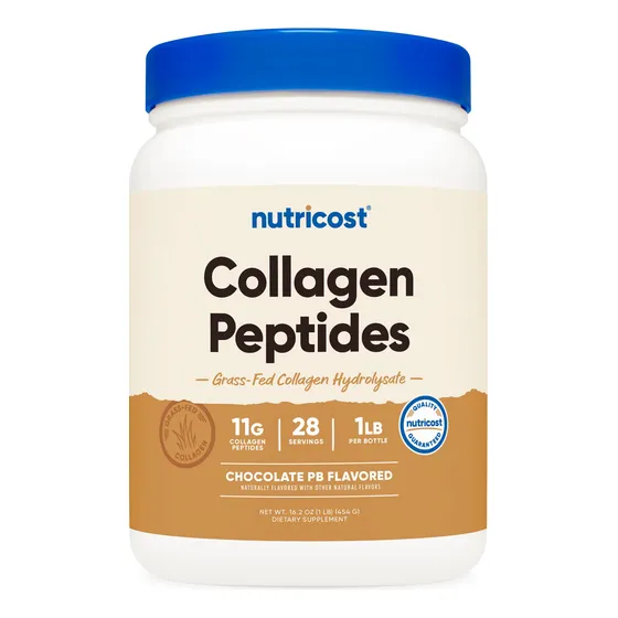 Péptidos De Colágeno Nutricost, Chocolate Y Mantequilla De C
