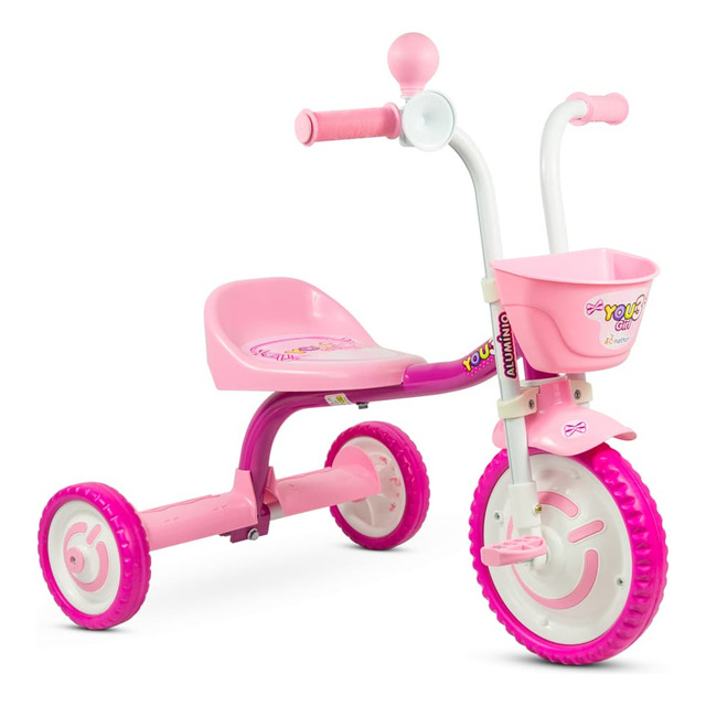 Triciclo Motoca Infantil Menina You Girl Rosa Nathor Triciclo Motoca Infantil Menina You Girl Rosa Nathor