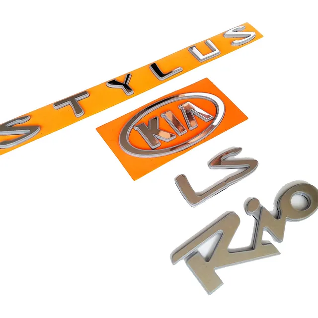 Emblemas Kia Rio Stylus Ls Cromados