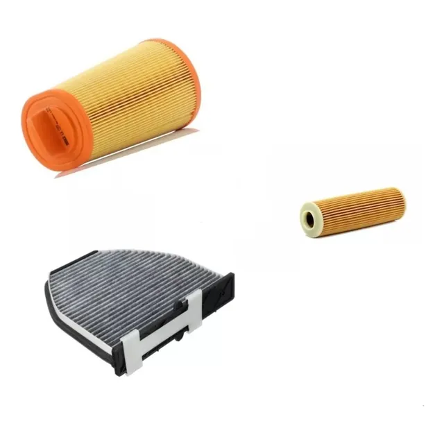 Kit 3 Filtros Mercedes Benz C200 Kompressor W204 M271950