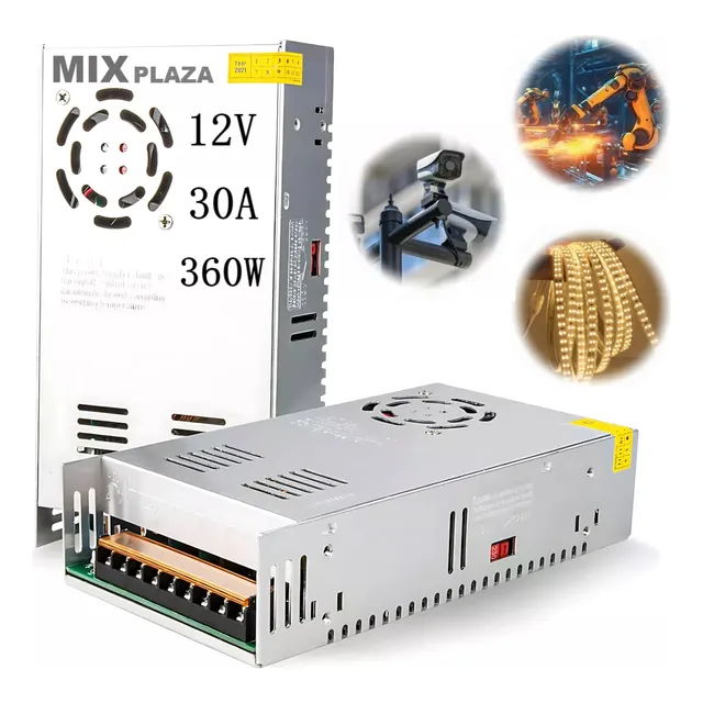 Fuente Alimentacion Conmutada 12v 30a 360w Transformador