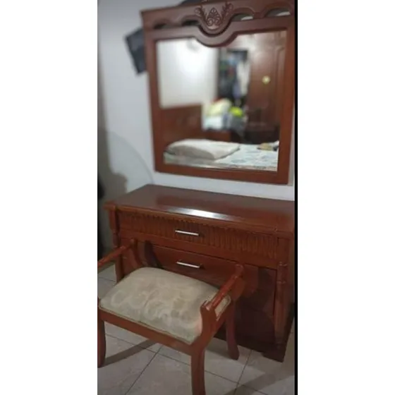 Juego De Cuarto, Cama, Madera