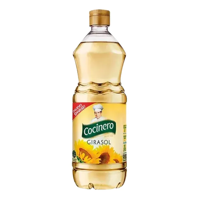 Pack Aceite 100% Girasol Cocinero 900cc X 15u - Dh Tienda