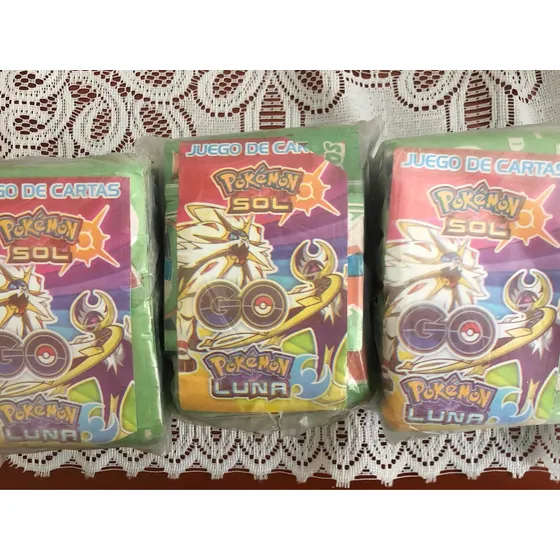 Cartas Coleccionables Cromos Pokemon Go Sol Y Luna