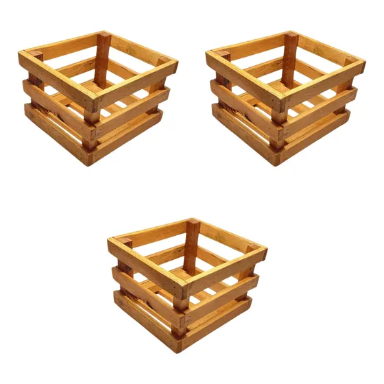 Kit 3 Tam. De Cachepots Para Decorar Seu Jardim Vertical