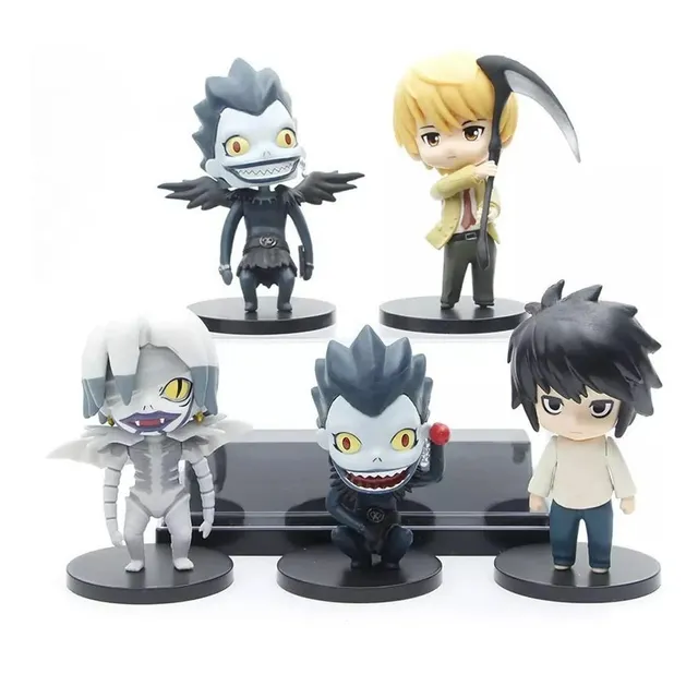 Kit Death Note Action Figure Yagami Light L Ryuki Rem