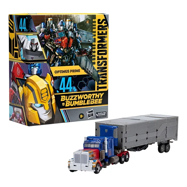 Figura Transformers Buzzworthy Bumblebee Optimus Prime 44