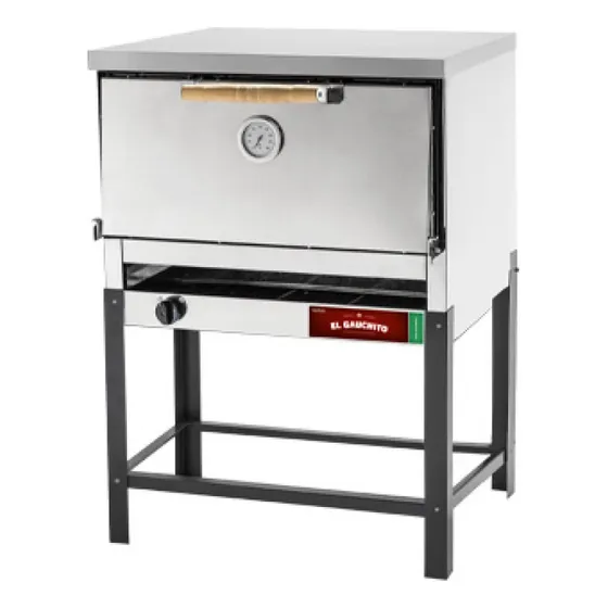 Horno Pizzero Sol Real Gauchito 608i 12 Moldes Gas Natural