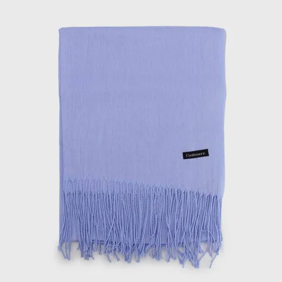 Bufanda Cashmere Lisa Unicolor Celeste Celeste Lisa L