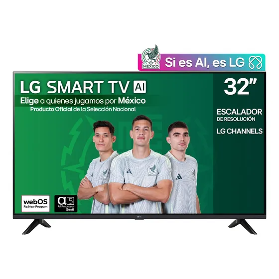 Pantalla 32 Pulgadas LG Smart Tv Ai 2025 32lr600bpsc, Sistema Operativo Webos, Hdr10 / HLG, LG Channels, Game Optimizer