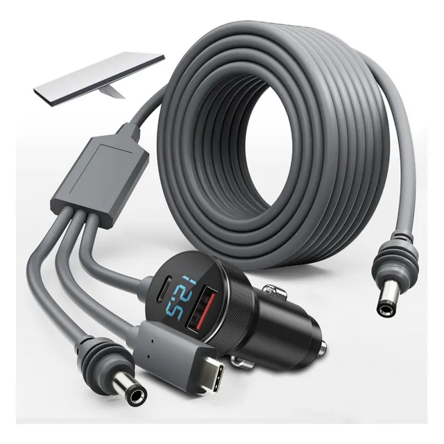 Cable Alimentador 3 En 1 Dc Para Starlink Mini 5 Metros