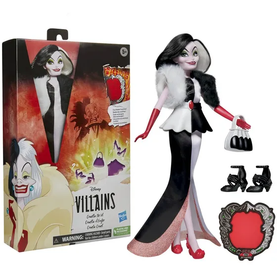 Muñeca Hasbro Disney Villains Cruella De Vil - 27 Cm